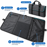 Sac de transport pliable OEM personnalisé, imperméable, pour tapis de change, sac humide/sec, organisateur d'équipement de natation en eau libre et de surf, pour l'extérieur