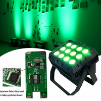 Grace RGBWAUv 6in1 Batterie Sans Fil WiFi LED Par Peut Étanche Extérieur DMX Par Lumière de Scène