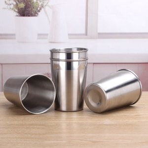 2024 biểu tượng tùy chỉnh 300ml cốc bằng thép không gỉ tái sử dụng cốc bia cho trà cà phê & nước thiết kế cổ điển cho các dịp tiệc - Product Image 1