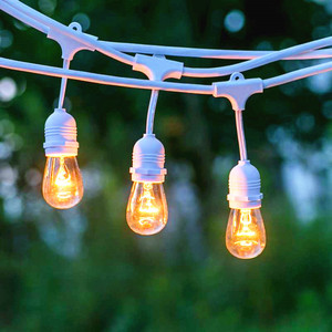 Guirnaldas de Luces LED E26 E27 para Exteriores, Cuerpo de Lámpara de Hierro Impermeable, 50V, Certificación CE, Garantía de 2 Años - Product Image 4