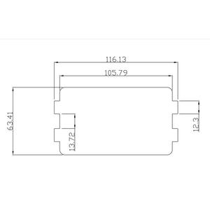 Feuille de mica épaisse originale Midea pour fours à micro-ondes, résistante aux hautes températures, isolation thermique, accessoires anti-huile - Product Image 4