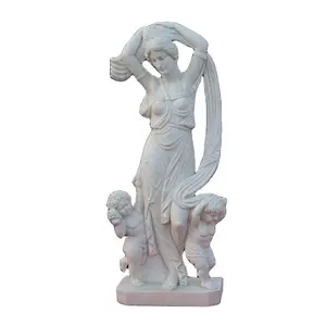 大理石裸体雕像女人雕塑，中国园林雕像