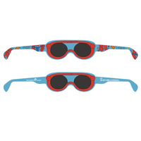 Nouvelles lunettes de soleil de marque de fête pour femmes, style vintage rectangulaire, tout-en-un, 3D, unisexe, UV400, excellente qualité, lunettes de soleil en papier eclipse