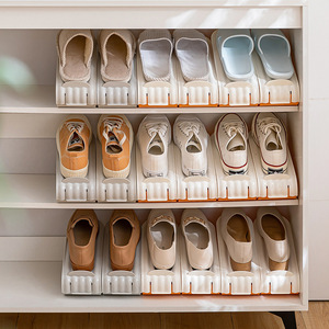 Multi-layer adjustable <b>shoe</b> rack, folding double-layer <b>shoe</b> <b>holder</b>, space-saving <b>shoe</b> storage solution, <b>shoe</b> cabinet, tiered - Product Image 4