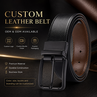Ceinture en TPU de haute qualité pour homme, durable, rotative, réversible, double face, longueur personnalisable pour un style professionnel ou décontracté