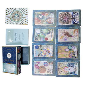 Cartes de tarot personnalisées avec impression holographique sur papier, Echoey of Life, un jeu d'<span class=keywords><strong>oracle</strong></span> pour l'impression de cartes de deuil - Product Image 6