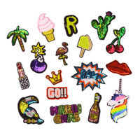 Patchs capteur de rêves pour enfants, ensemble Design de dessins animés personnalisés, broderie Panda, ananas, dinosaure, attrapeur de rêves, pièces