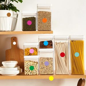 Màu Xanh lá cây có thể tháo rời mã màu Dot Sticker Vòng nhãn nhà để xe bán dán giá Thẻ Nhãn trống sân bán vòng tròn Dot dán - Product Image 3