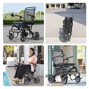 Silla de Ruedas Eléctrica Plegable CareMoving E103 de Lujo, con Motor sin Escobillas de 150W*2, Fibra de Carbono, Capacidad de Carga de 136kg, Certificación <span class=keywords><strong>CE</strong></span>, ¡Oferta! - Product Image 5