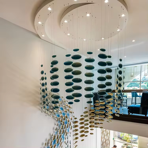 Customized Large Staircase <b>Lighting</b> Villa Lobby Hotel Modern Egg Shaped Art Luxury Ceiling <b>Chandeliers</b> - Product Image 3