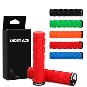 Verrouillage des poignées de vélo poignée de guidon de vélo en caoutchouc Durable manchettes <span class=keywords><strong>vtt</strong></span> étanches poignées <span class=keywords><strong>vtt</strong></span> étanches poignées de vélo légères - Product Image 1