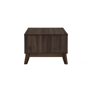 Elegant Cocoa Walnut Colour HIRADO Coffee <b>Table</b> Solid Wood <b>Legs</b> Rectangular Center <b>Table</b> for Modern Living Room and Office Decor - Product Image 4