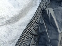 Penutup Mobil SUV PVC Katun 250GSM dengan Penolakan UV 90% & IR 60% Tahan Air Pelindung Naungan Portabel