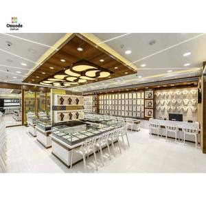 ตู้โชว์เครื่องประดับหรูหราแบบสั่งทำ |   ตู้กระจกและบริการออกแบบร้านค้าครบวงจรสำหรับร้านบูติกหรู ออกแบบตกแต่งภายในร้านขายเครื่องประดับ - Product Image 1