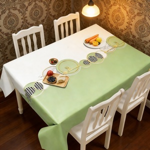 Mantel Impermeable y Resistente al Aceite de PEVA, Mantel Ligero de Lujo con Estampado Geométrico - Product Image 5