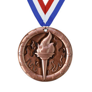 Medallas Religiosas y Deportivas Personalizables de Aleación de Zinc Fundido en 3D con Acabado Plateado, Logotipo Esmaltado, Pin, para Ocasiones de Oración y Aniversario - Product Image 2