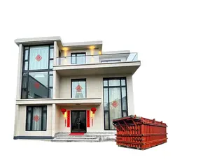Machines de fabrication de logements modulaires mobiles pour maisons en béton faciles à installer