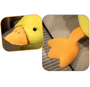 Offre Spéciale Force Marchand En Gros Blanc Jaune Oie En Peluche Oreiller grand Jaune Canard En Peluche Jouet - Product Image 5