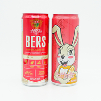 Vente en gros de boîtes métalliques vides de 330ml 250ml 355ml 500ml en aluminium imprimées élégantes avec couvercle Eoe pour emballage de boisson Soda Beer