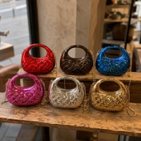 Mini sacs de soirée dorés, sacs à main de luxe de créateur, sacs à bandoulière originaux, pochettes en acrylique pour femmes pour fêtes et mariages
