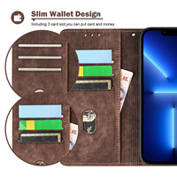 Étui portefeuille en cuir pour iPhone 18 Pro Max, étui de protection professionnel pour iPhone 17 16 Samsung S26 Ultra S25 S24 A16, type livre