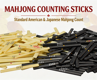Bâtons de notation de mahjong modernes en polystyrène de qualité supérieure, marquages clairs, écologiques, durables, design portable pour le suivi des points de mahjong