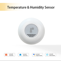 Tranrule Tuya - Capteur de température et d'humidité - Mini thermomètre hygromètre - Alimenté par piles - Smart Life - Maison intelligente