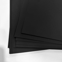EUDR Recycled Uncoated Black Paper PAPERBOARD for WRAPPING, PACKING, Scrapbooking, Gift Boxes,packaging ,Hangtag
