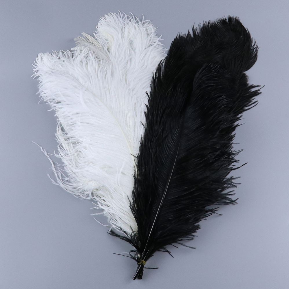 超安い 500 個 30 35 センチ メートル 美しい安い色の ダチョウ の 羽 Diyの ジュエリー アクセサリー 結婚式 装飾 リッチ フェザー プルーム Fucoa Cl