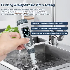 HEDAO PH828 Testeur de pH numérique étanche portable OEM pour la qualité de l'eau potable, des piscines et de l'hydroponie avec température automatique - Product Image 5