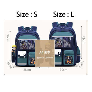 Sacs d'école imperméables Oxford de grande capacité de haute qualité pour enfants, sac à dos pour étudiants avec protection de la colonne vertébrale et réduction de la charge - Product Image 2