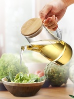 Pot minyak tahan panas Boroscar Radio Multimediaf glabamboo botol penyimpanan gelas makanan dapur botol & toples pesta gratis