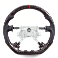 Volant de direction en fibre de carbone véritable populaire pour Nissan Patrol Y61 2012-2021, cuir noir, volant de direction de voiture de sport 4 Runner
