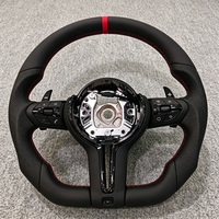 Volant en cuir pour BMW F10 F30 F32 F15 F36 F01 F20 F22 F25 F31 F32 F80 F82 F87 E90 E71 M3 M4 M5 X3 X5 Modifié et Amélioré