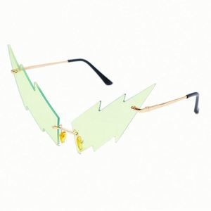 แว่นกันแดดทรงเล็กแฟชั่นใหม่ล่าสุดปี 2021 ป้องกันรังสียูวี 400 กรอบโลหะสำหรับผู้หญิง รูปทรงแสงไฟ - Product Image 5