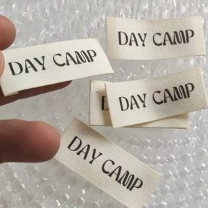 Truyền nhiệt sang trọng tùy chỉnh Damask dệt nhãn 3D in may tag cá nhân kết cấu dệt Tên tag - Product Image 6