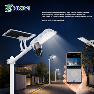 Lampadaire LED en aluminium robuste 300W 500W 800W, éclairage solaire <span class=keywords><strong>avec</strong></span> CCTV 4G pour projets en Arabie Saoudite - Product Image 1