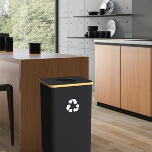 Seau de collecte pliable en plastique rectangulaire de 100 L, type pression, pour bouteilles retournables, avec sac de transport XXL pour la récupération des déchets vides - Product Image 6