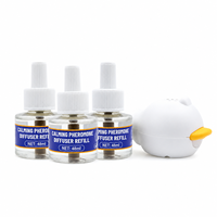Kit diffuseur apaisant pour chiens en gros, 1 diffuseur à brancher, 3 recharges de 48 ml, liquide de confort pour chiens, emballage personnalisé OEM