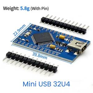 Nouvelle carte de développement Pro Micro ATMEGA32U4 5V 16M avec interface USB Type-C et Mini Micro USB pour la mise à jour des programmes - Product Image 5