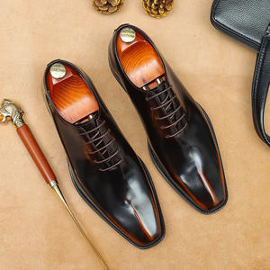 Chaussures Homme Rétro Décontractées en Cuir Véritable Sculpté Style Brique, Respirantes et Légères, en Cuir de Vachette Commercial, Vente en Gros - Product Image 2