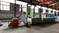 Ligne de production de recyclage de tissus textiles-Machine à carder pour le nettoyage des fibres de lin en laine de coton