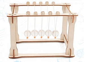 Fai da te <span class=keywords><strong>Newton</strong></span> culla scrivania tavolo Decor vetro pendolo palla <span class=keywords><strong>Newton</strong></span> palla fisica scienza pendolo 5 vetro Balance Ball - Product Image 2