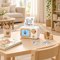 Xprinter MK1 Mini Taşınabilir Akıllı Etiket Yapma Cihazı, Çocuklar İçin Uygulamalı Yaratıcı Oyunlar