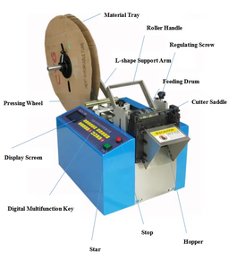 Máquina Cortadora <span class=keywords><strong>de</strong></span> <span class=keywords><strong>Tubos</strong></span> Termocontraíbles Automática <span class=keywords><strong>de</strong></span> Alta Precisión <span class=keywords><strong>de</strong></span> 100 mm, Personalizable, 300 W, Cortadora <span class=keywords><strong>de</strong></span> <span class=keywords><strong>Tubos</strong></span> <span class=keywords><strong>de</strong></span> Silicona y <span class=keywords><strong>PVC</strong></span> - Product Image 4