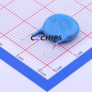 Condensador de Seguridad CD45-E2GA472M-NKA, Componente de Montaje en Orificio (THT), P=10mm 4.7nF 20% 400V/440V X1, Y1 - Product Image 1