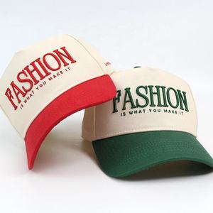 HBA54, оптовая продажа, хлопковая бейсболка с 5 панелями и рамкой, двухцветная бейсболка для спорта на открытом воздухе, бейсболка с 3D-вышивкой, логотип - Product Image 5