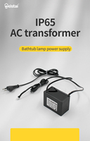 Transformateur adaptateur secteur étanche 12V pour lumière de baignoire LED IP68 lumières de piscine matériau ABS pour hôtels 110V/230V alimentation