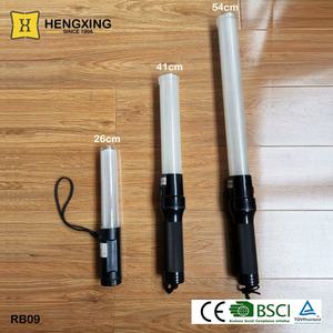 工場警告ワンド赤青安全道路横断PCABS充電式交通LED点滅バトン - Product Image 2