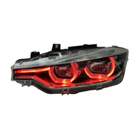 Lampu Depan LED SJC New V3 Sliver Smoke untuk BMW Seri 3 F30 F31 2013-2019 Kuning Putih Merah Tri-Color Drl Laris Manis Kualitas Tinggi
